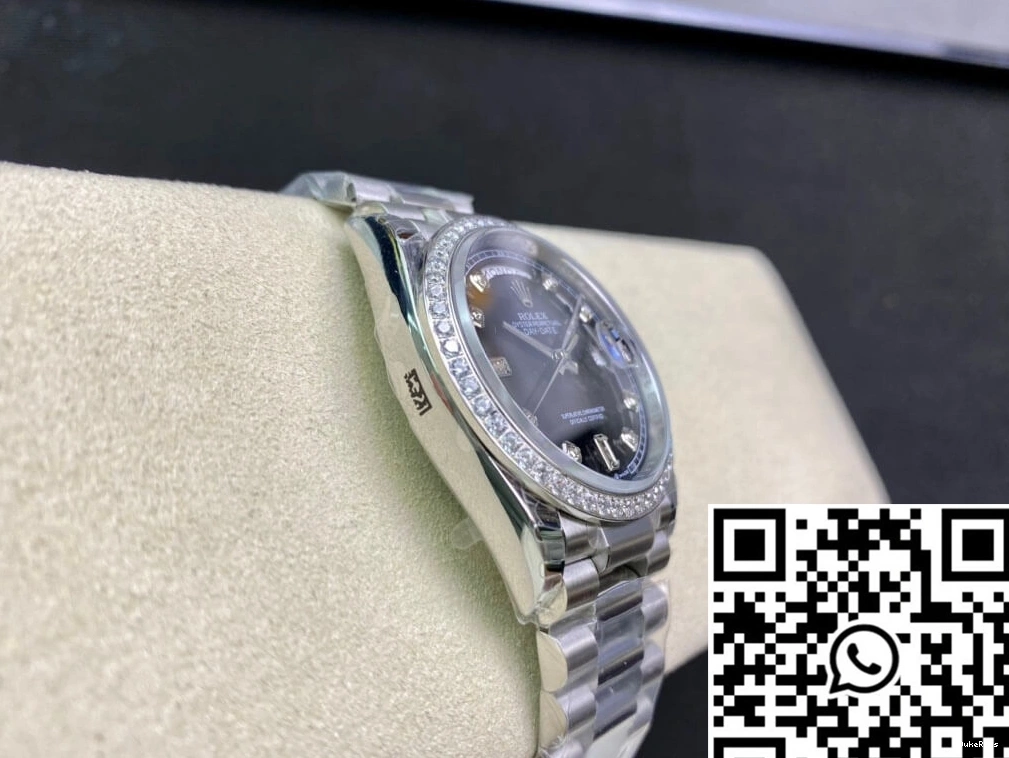 EW 36MM Day Rolex Date Factory Diamond-set 118346 Bezel 1022